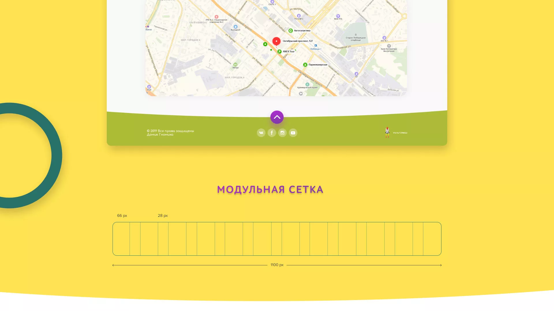 Разработка сайта детского активити-клуба «Домик гномика» в Медыни